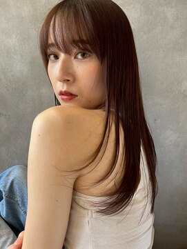パプス ド コワフュール 宝塚南口(Pap's de coiffeur) レイヤーカット/マロンベージュ/20代30代40代50代
