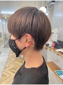 20代～50代☆マッシュショート◎フェザーショートハイライト