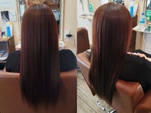 ヘアプラスアイズブルーム(hair+eyes bloom)の雰囲気（大好評髪質改善メニュー！回数を重ねるほど綺麗になっていきます）