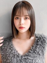 リヤン 表参道(lyann)&nbsp;似合わせカット薄めバングカールナチュラルストレート