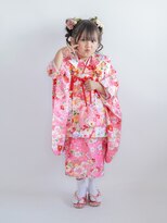 ヘアーサロン ラフリジー(Loufreasy)&nbsp;七五三3歳着付け&ヘアセット&メイク/着付け着物レンタル代々木