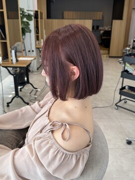 スイ(sui) ブリーチなしWカラー　モーヴピンク