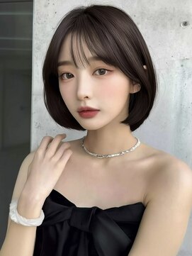 ユーフォリア 渋谷グランデ(Euphoria SHIBUYA GRANDE) 渋谷 ボブ 韓国ヘア ショートボブ 顔周りレイヤー 小顔カット