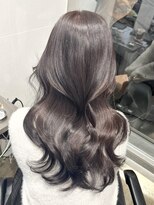 エンネ 新宿(enne)&nbsp;グレージュカラー/レイヤーカット/ブリーチ/マロンベージュ/新宿