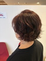 アズールサン 草加西口店(azule-sun)&nbsp;レディースパーマ,ピンク,ピンクベージュ,白髪ぼかし【草加】