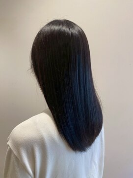 清潔感溢れる◎艶感ストレートロング