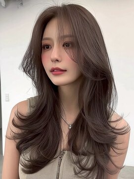 クイーン バイ ノイズ 西院(QUEEN by noism) 大人可愛い20代30代40代小顔ウルフボブ丸み韓国セミロング