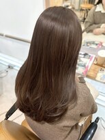 ノア 三宮店(NOA) 【NOA】艶ブラウン×ナチュラルロングレイヤー