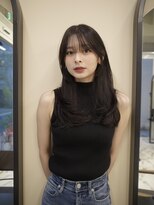 ヌヌ 渋谷 原宿 明治神宮前(nunu)&nbsp;レイヤーカットウルフカットボブグレージュオリーブべージュ