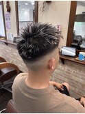 【メンズ】極上スキンフェード×ホワイトメッシュ