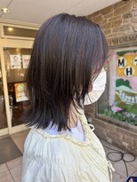 ヘアメイク ポルテ(HAIR MAKE PORTE)&nbsp;レイヤーボブ×ラベンダーグレージュ