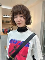 アト(Ato.) くしゃっとした質感が可愛いボブパーマ◎