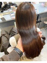髪質改善＊マロンベージュ＊20代30代40代＊かきあげ【Zina銀座】
