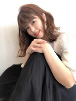 ソラナヘアサロン 江戸川台店(solana)&nbsp;柔らかミディアム　シアーブラウン