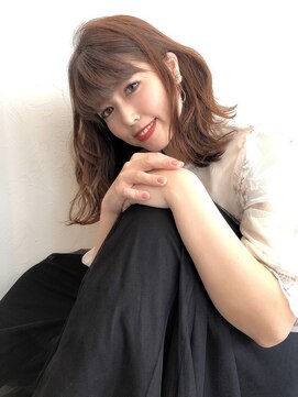 ソラナヘアサロン 江戸川台店(solana) 柔らかミディアム シアーブラウン