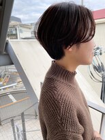 オーシャン(Ocean)&nbsp;刈り上げショート/ハンサムショート/白髪ぼかしハイライト