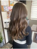 20代30代40代 シルキーベージュ×愛されウェーブ ツヤ髪美髪