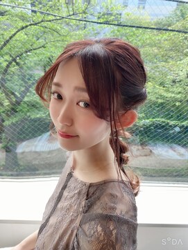 ククー ヘアーアンドメイクアップ(COU COU) あみおろしヘアアレンジ