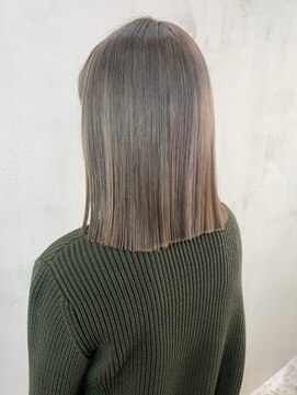 アルバム 池袋(ALBUM) オリーブグレージュ_こなれミディホワイトグレージュ_ba383852