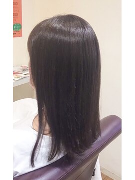 ティエス ジール 成瀬店(TS ZEAL) バイオレット系ロブスタイル