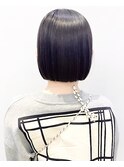 【松戸　石山】黒髪ストレートボブタッセルボブ前髪なし