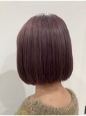 ボブ×ピンク