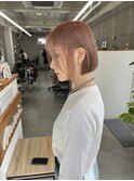 ペールピンク☆ボブ