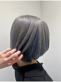 ツートンカラー,アッシュベージュ,ネイビーカラー【草加】