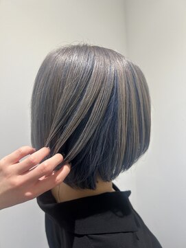 アズールサン 草加西口店(azule-sun) ツートンカラー,アッシュベージュ,ネイビーカラー【草加】