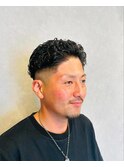 20代30代40代/刈り上げ/宮城リョータ風パーマ/メンズ