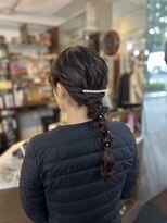 バイブアンドアネックス(VIBE & ANNEX)&nbsp;編み下ろしヘアセット