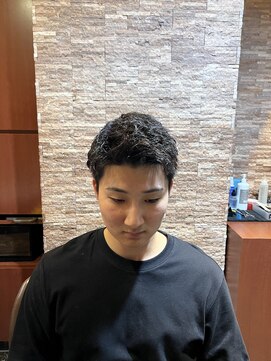 アールドボーテ 理容室(R de Beaute) 【ピンパーマ】銀座 スパイキーショート 理容室 メンズ