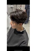 毛流れセンターパート