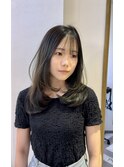 レイヤーカット韓国ヘア髪質改善前髪顔周りカット北千住縮毛矯正