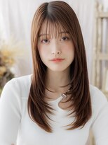 カバーヘアアンドスパ ブリス 浦和(COVER HAIR&SPA bliss)&nbsp;顔回りレイヤーカット艶髪シースルーバングTc4浦和20代30代40代