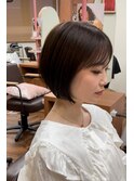 ボブ×髪質改善ストレート
