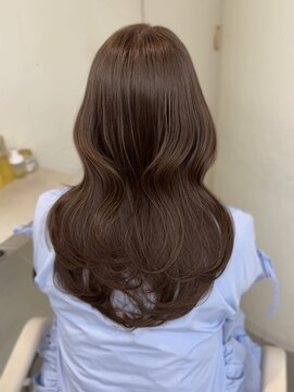 エン 栄店(enne) ココアベージュ/クラゲヘアー/レイヤー/小顔/ココアブラウン/栄