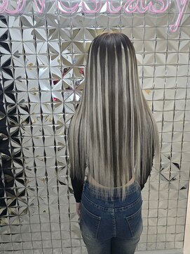 ラブスタシー 名古屋栄(Lovestasy) バレイヤージュ風エクステ