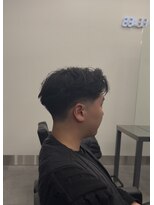 ノイセル 心斎橋(Noisyle) 刈り上げセンターパート/波巻きツイストスパイラル/心斎橋S