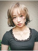 《benji》デザインローライト ホワイトベージュ