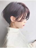 Coast.伸ばしかけ前髪×ピンクバイオレット×ショート★