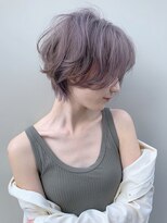 ジアン バイ ミルボン NU茶屋町+(GIEN by milbon)&nbsp;ラベンダーアッシュでオシャレショート女子に◎山本みづき