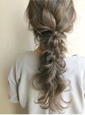 編みおろしアレンジ