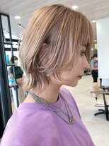 パーク(PAAQ) 【paaq田中】ショートウルフカット×ハイトーン