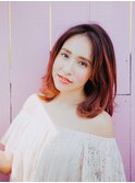 グラデーションミディ20代/30代/40代/庭瀬