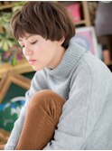 小顔前下がり韓国風束感ショートマッシュc4大宮20代30代40代