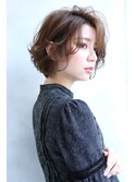 Loa無造作ボブ*前下がりボブ*透明感ベージュ