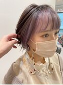 フェイスフレーミング/ラベンダー/ショートボブ655