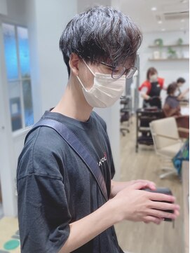 モリオフロムロンドン 松戸店(Morio from London) 【松戸 岩口】くせ毛風黒髪マッシュショート