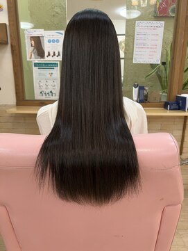 ヘアーサロン リュウズ(HairSalon Ryu's) 伸ばしかけロング　矯正
